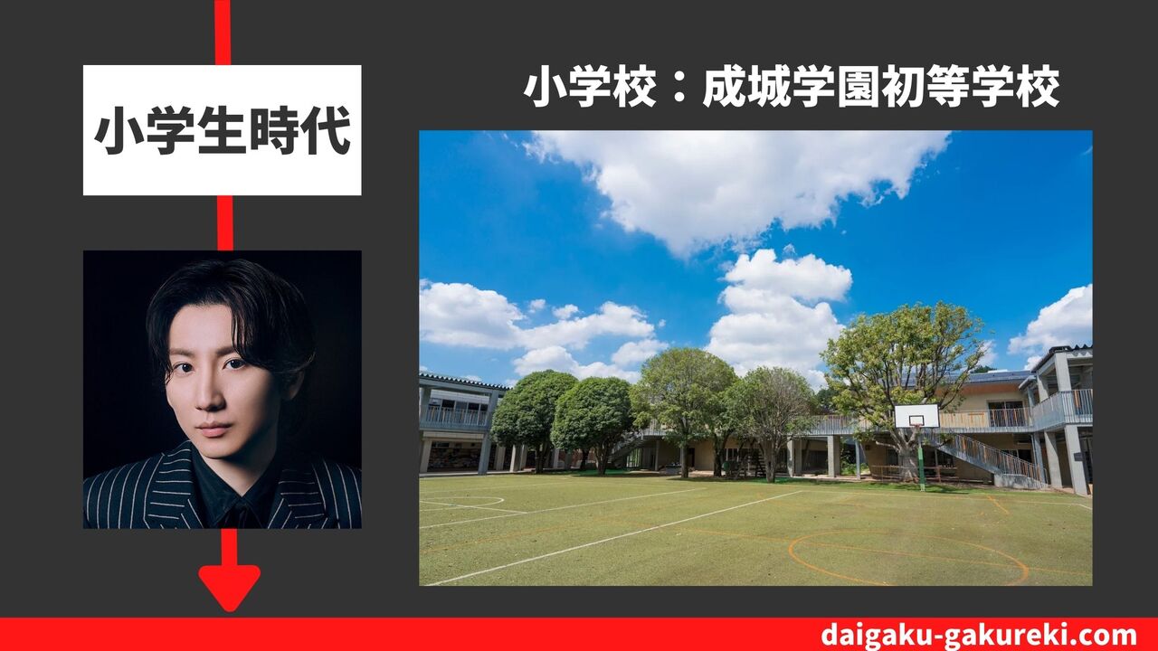 京本大我の小学校：成城学園初等学校