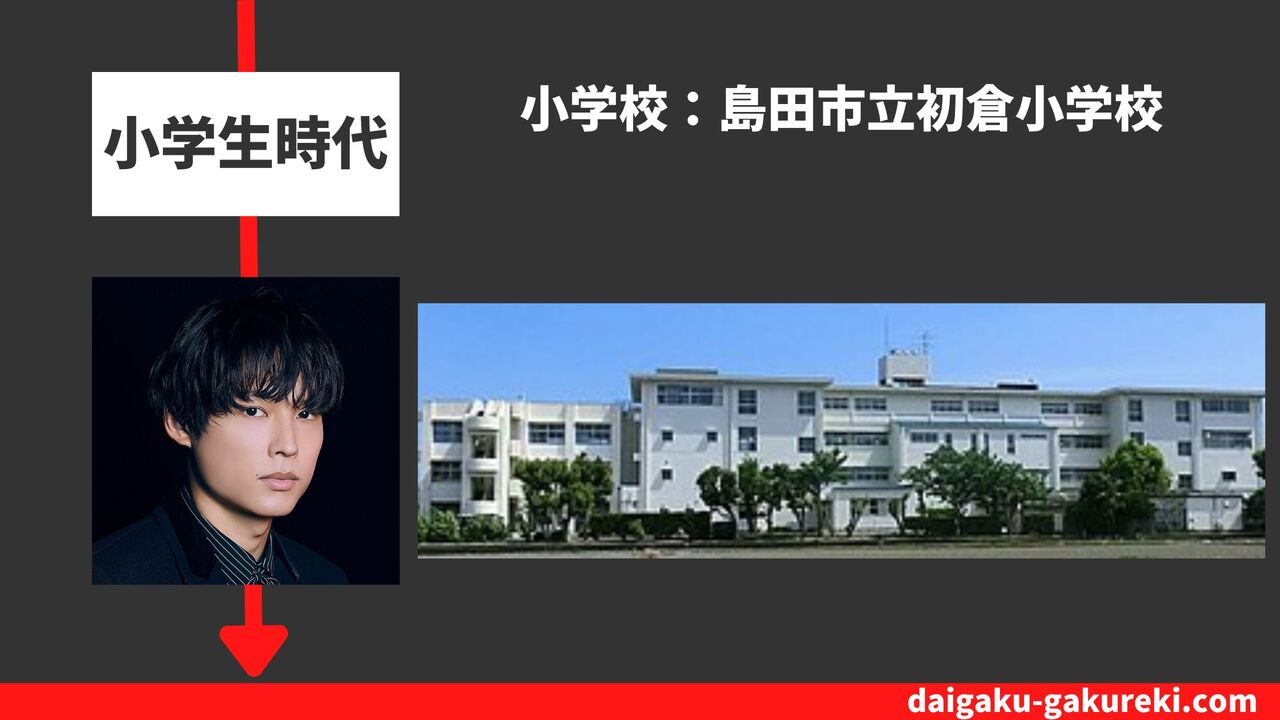 松村北斗の小学校：島田市立初倉小学校